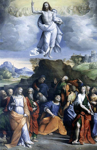 Garofalo - The Ascension of Christ,  Galleria Nazionale d'Arte Antica, Rome, 1515.