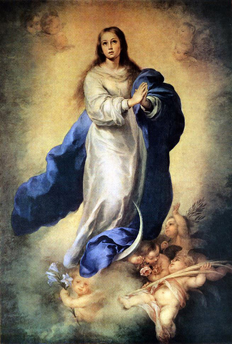 Bartolomé Esteban Murillo of Seville, Spain - The Immaculate Conception, Museo del Prado, Madrid, 1670.