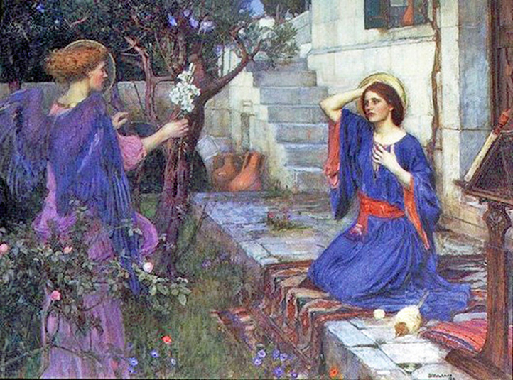 John William Waterhouse - The Annunciation, London, England, 1914.